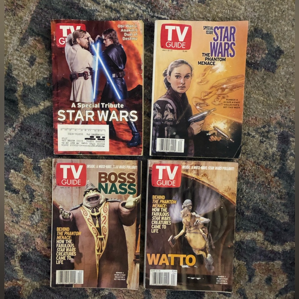 Star Wars Episode 1 TV Guide Ephemera